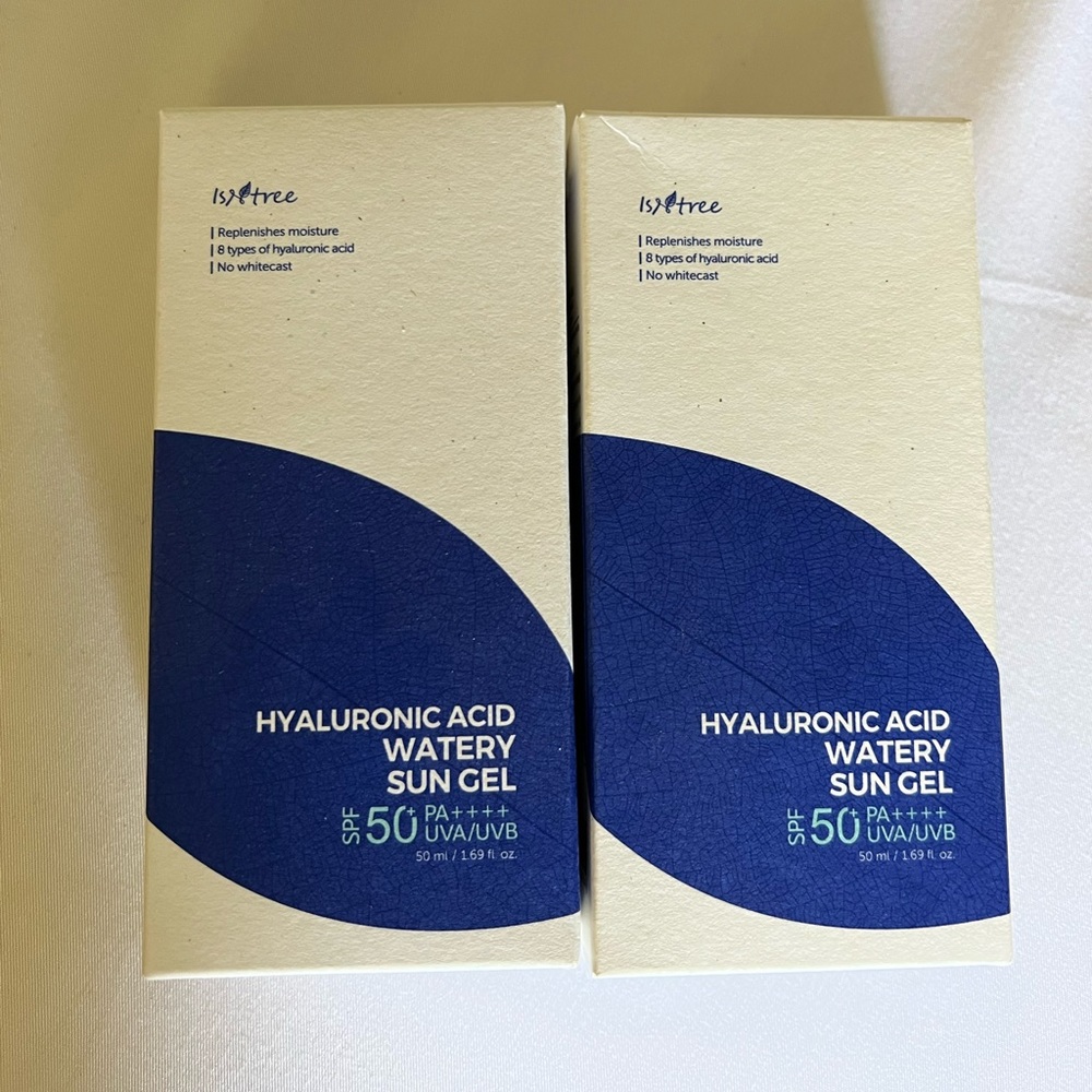 Isntree Hyaluronic Acid Watery Sun Gel SPF 50 ++++ duo